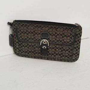 Coach Clutch Logo Purse Handbag